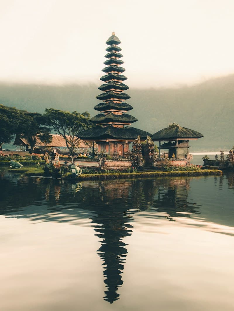 Paysage de voyage en Indonésie